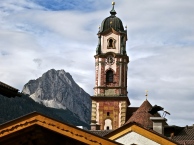 The Tower Of St. Peter And St. Paul, Mittenwald, Germany