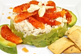 crab avocado and citrus salad