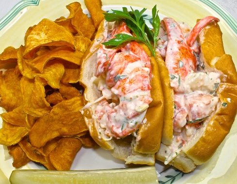 A Lobster Roll, The Most Famous Sandwich In Maine