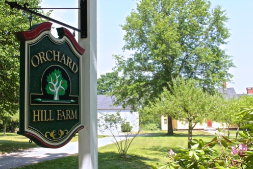 Orchard Hill Farm Sits Back From The Road On A Little Over Eight Acres
