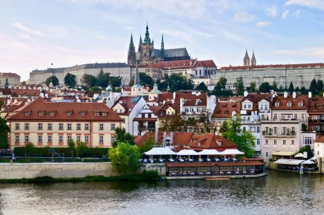 View Of Prague Castle From Charles Bridge
