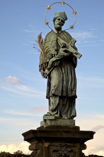 Statue On Charles Bridge