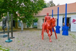 Sculptures At The Kampa Museum Prague