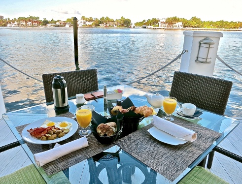 Breakfast On The Dock