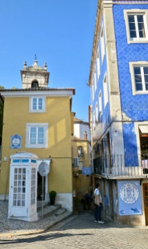 Colorful Street Corner In Sintra