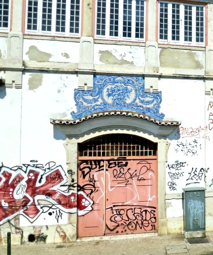 Graffiti Covers Once Grand Building