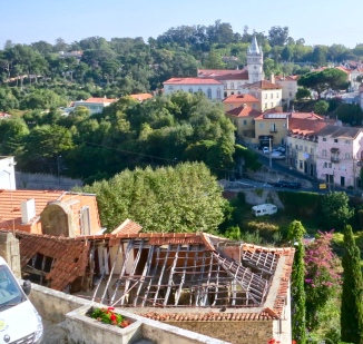 Collapsed Roof In Historic Sintra